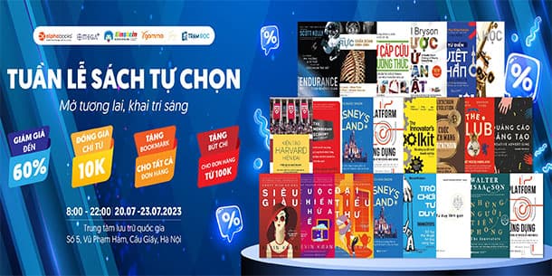 Tuần lễ sách tự chọn:  Mở tương lai - Khai trí sáng 