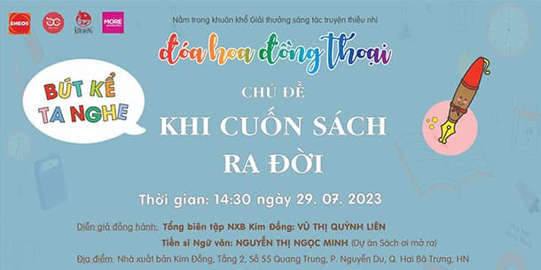 Buổi Giao Lưu Và Hướng Dẫn Sáng Tác: Bút Kể Ta Nghe - Khi Cuốn Sách Ra Đời 2023 