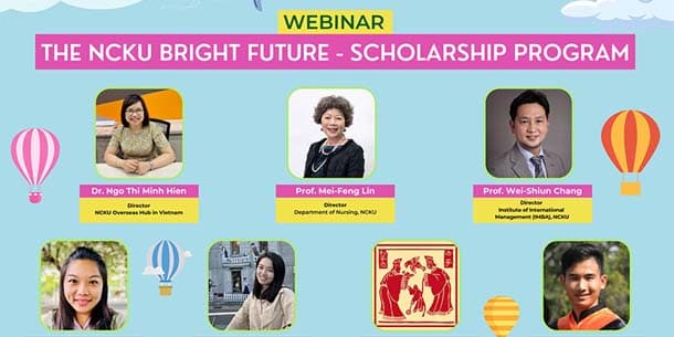Webinar The NCKU Bright Future - Scholarship Program