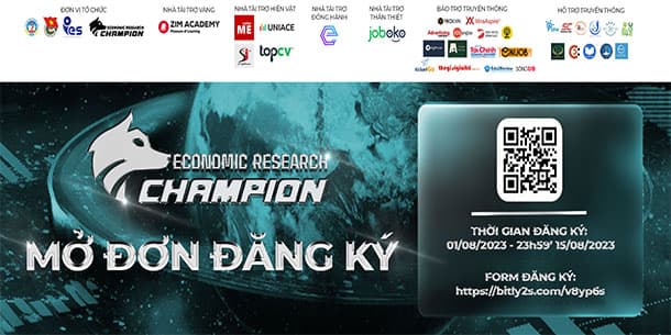 Economic research champion 2023 - “BEYOND LINMITS ”: CHÍNH THỨC MỞ LINK ĐĂNG KÝ THAM GIA CUỘC THI