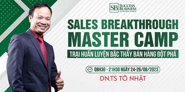 SBM CAMP - Trại huấn luyện Bậc thầy Bán hàng đột phá - Ngày 26.08.2023