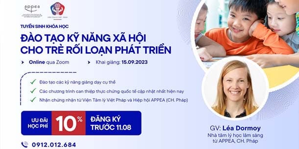 Khóa học trực tuyến - Đào tạo kỹ năng xã hội cho trẻ rối loạn phát triển