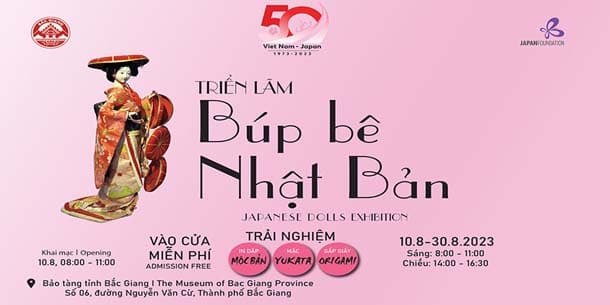 Triển lãm Búp bê Nhật Bản 2023 tại Bắc Giang - JAPANESE DOLLS