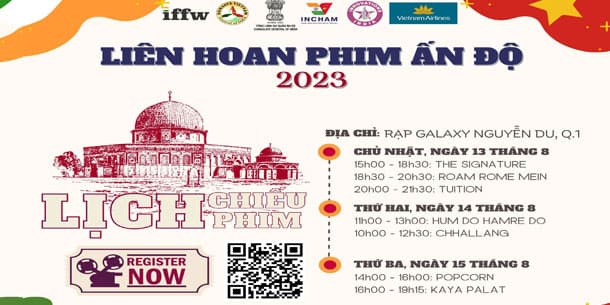 Lễ hội Namaste Việt Nam 2023” - Liên hoan phim Ấn Độ