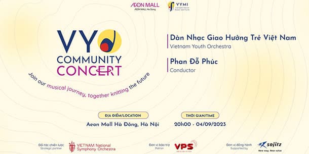 Hòa nhạc VYO Community Concert 2023: Join our musical journey, together knitting the future