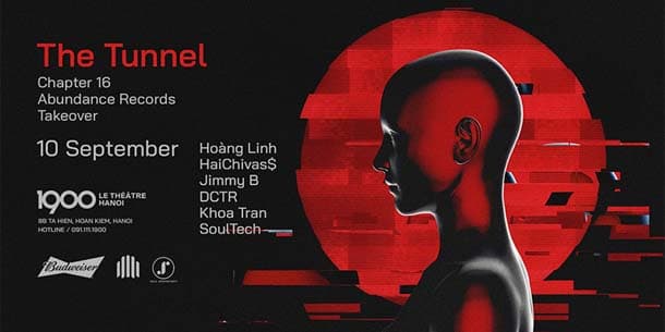 Đêm nhạc 1900 The Tunnel No16 - Abundance Records Takeover - Ngày 10.09.2023