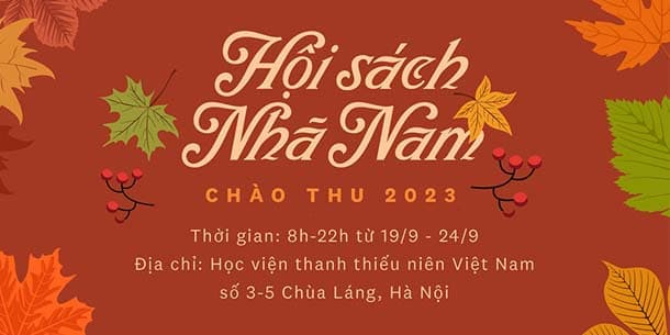 Hội sách NHÃ NAM chào Thu 2023