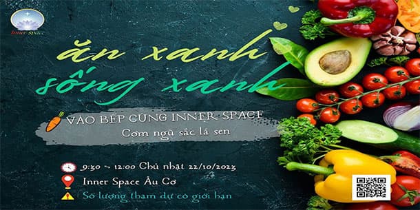 Workshop Trải Nghiệm "Vào Bếp Cùng Inner Space": Gia Vị Mùa Thu - Cơm Ngũ Sắc Lá Sen 2023