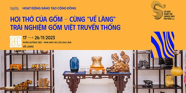 Không gian trải nghiệm và tương tác Hơi thở của Gốm