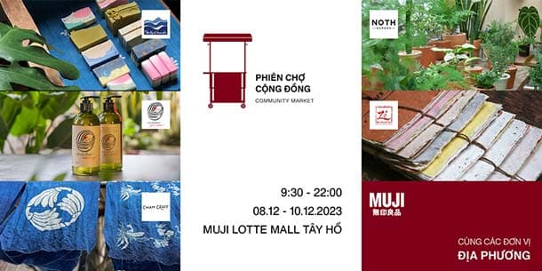 Phiên chợ Cộng đồng - Community Market 2023 | MUJI Việt Nam [English below]