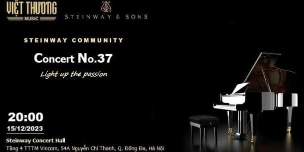 Chương trình biểu diễn âm nhạc cổ điển Steinway Community Concert No.37