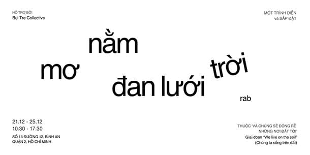 Triển lãm Nằm mơ đan lưới trời