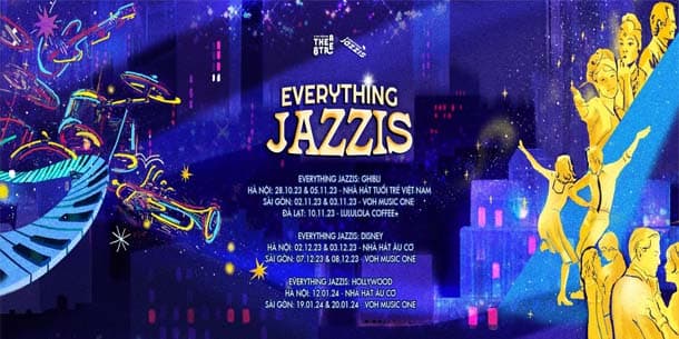 Sự kiện âm nhạc - Everything Jazzis - Hollywood | Hà Nội - Sài Gòn Concert 2024