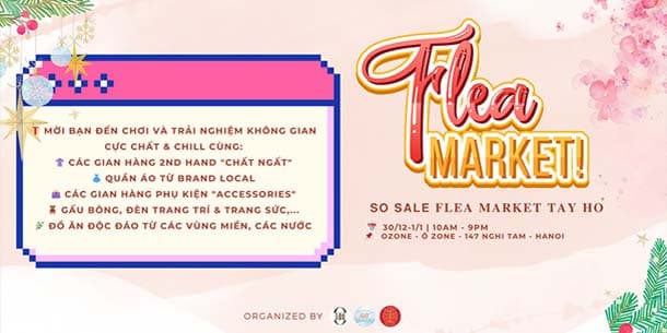 So Sale Flea Market - Hội chợ giảm giá Tây Hồ 2023-2024