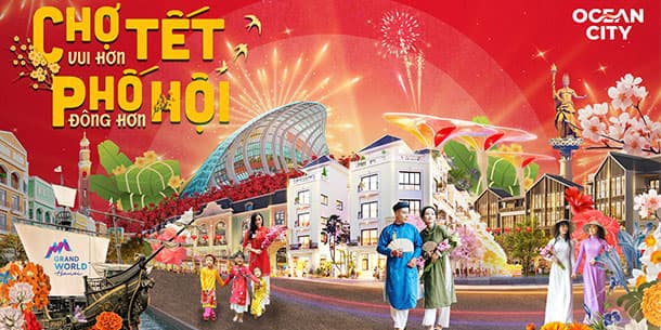 Hội chợ xuân 2024 chủ đề: Chợ vui hơn Tết, Phố đông hơn Hội.