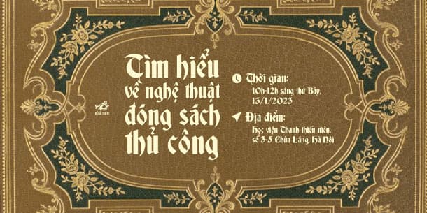 Talkshow Tìm Hiểu Về Nghệ Thuật Đóng Sách Thủ Công