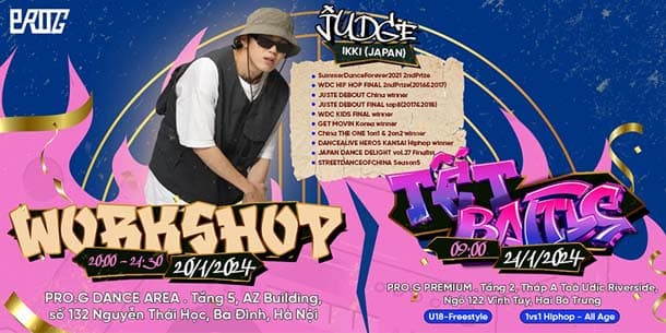 Workshop và Giải đấu dance - Tết Battle with IKKI 2024
