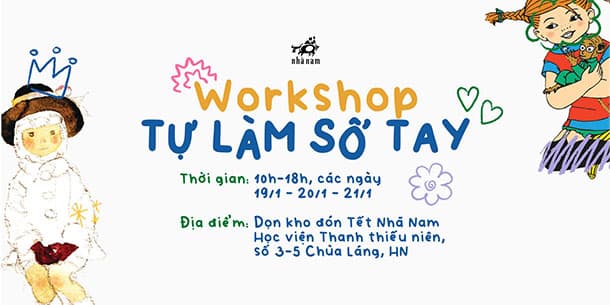 Tham Dự Workshop Tự Làm Sổ Tay 