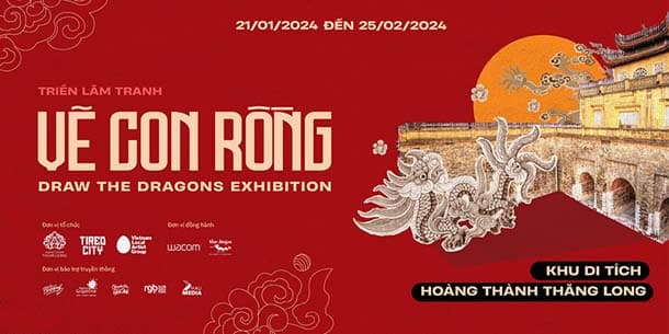 Triển lãm tranh - Vẽ Con Rồng 2024