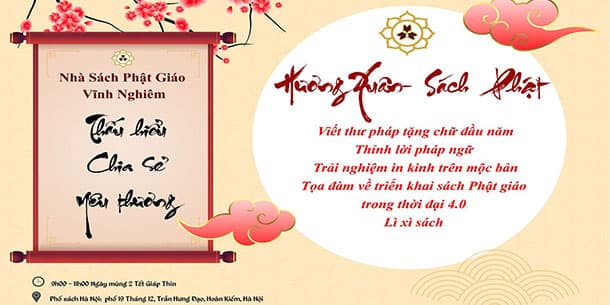 HƯƠNG XUÂN SÁCH PHẬT 2024: Thấu hiểu - Chia sẻ - yêu Thương