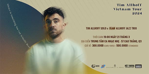 Buổi diễn solo của Tim Allhoff với khách mời “Team” Allhoff JAZZ TRIO
