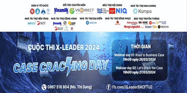 CHÍNH THỨC MỞ ĐƠN ĐĂNG KÝ THAM DỰ CHUỖI WEBINAR “CASE CRACKING DAY”