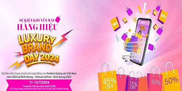 Ngày mua sắm Hàng hiệu Khuyến mãi 2024 - Luxury Brand Day 2024