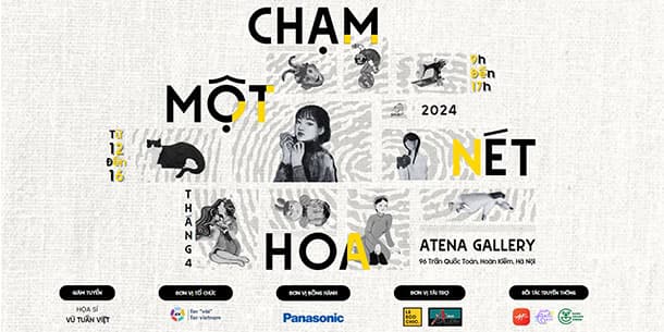 Sự Kiện Triển Lãm Chạm Một Nét Hoa