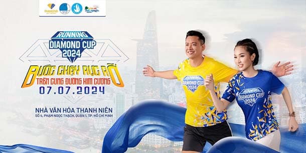 Giải chạy Running Diamond Cup 2024 - Bước Chạy Rực Rỡ Trên Cung Đường Kim Cương