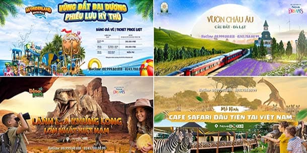 Tổng hợp các công viên VUI CHƠI - GIẢI TRÍ cực kỳ hấp dẫn và ĐỘC NHẤT tại Novaworld Việt Nam mà bạn không nên bỏ lỡ