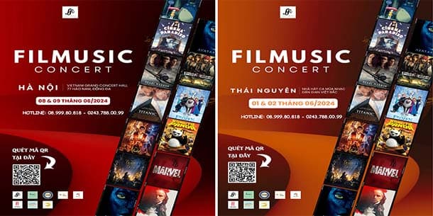Thông tin về chuỗi chương trình hòa nhạc phim kinh điển - Film Music Concert 2024