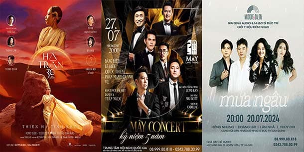 Tổng hợp các sự kiện hot hit tại Hà Nội - Sài Gòn trong tháng 7- 8/2024 tới đây