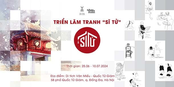 Triển lãm tranh SĨ TỬ tại Hà Nội từ ngày 25.06 đến ngày 10.07.2024