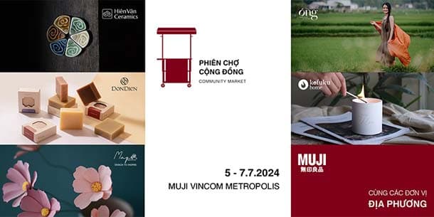 Phiên chợ cộng đồng - Community Market 2024 | MUJI Vincom Metropolis (English below)