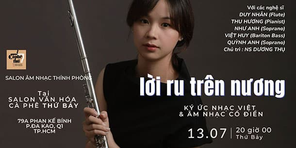 Cà phê Âm nhạc - Salon âm nhạc thính phòng 19 (2024) Chủ đề : LỜI RU TRÊN NƯƠNG