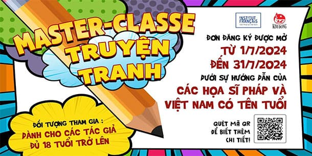 Đăng ký tham gia Master-classe Sáng Tác Truyện Tranh