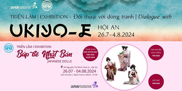 Hội An: Triển lãm Búp bê Nhật Bản & Đối thoại với dòng tranh Ukiyo-e