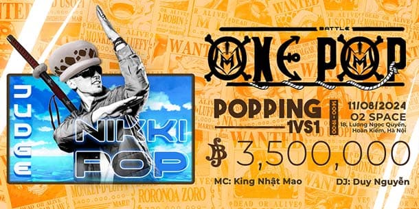 Giải đấu dance ONE POP 2024 với vị judge cực máu chiến Nikki Pop