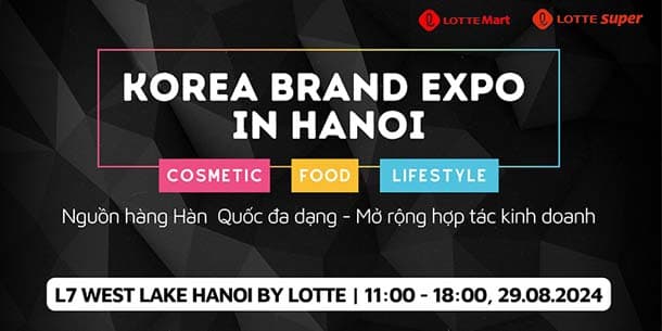 Sự kiện thương mại Korea Brand Expo in Hanoi 2024