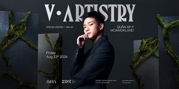Đêm nhạc V-Artistry của Quân AP - Ngày 23.08.2024