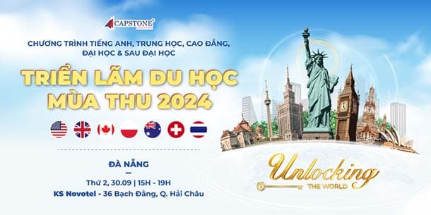 Triển lãm Du học Quốc tế mùa thu 2024 tại Đà Nẵng - Ngày 30/09