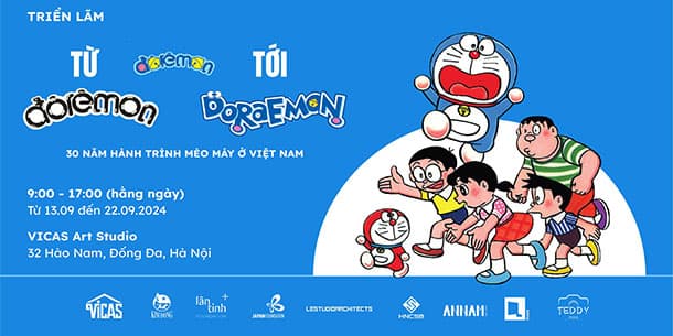 Triển Lãm Từ Đôrêmon Tới Doraemon, 30 Năm Hành Trình Mèo Máy Ở Việt Nam.