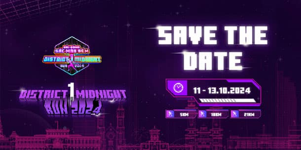 Giải chạy District 1 Midnight Run 2024