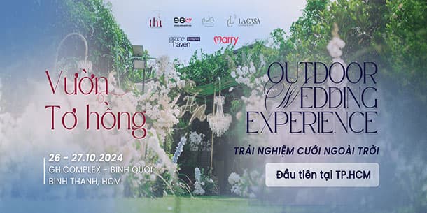 Chương Trình Trải Nghiệm Tiệc Cưới Ngoài Trời: Vườn Tơ Hồng 2024 
