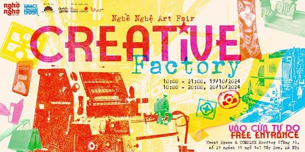 Cơ hội tham gia miễn phí Nghề Nghệ Art Fair - CREATIVE FACTORY