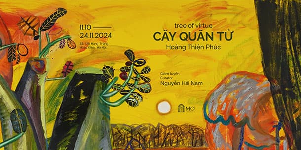 Triển lãm cá nhân của họa sĩ trẻ Hoàng Thiện Phúc: Cây Quân Tử.