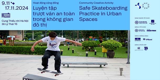 Cơ hội tham gia Workshop - Luyện tập trượt ván an toàn trong không gian đô thị