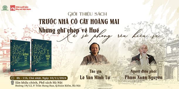 Giao lưu sách: TRƯỚC NHÀ CÓ CÂY HOÀNG MAI