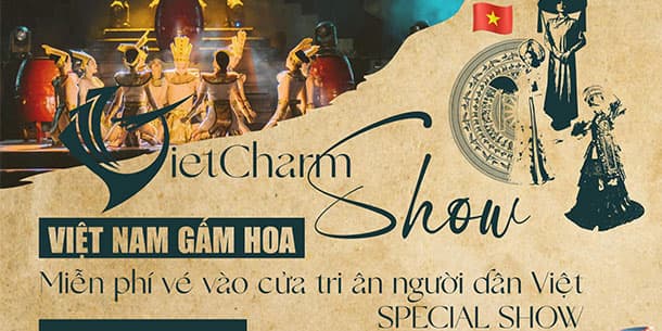 Show diễn nghệ thuật Vietcharm - Việt Nam gấm hoa.