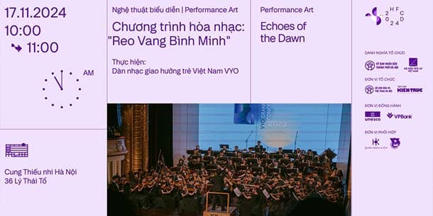 Chương trình hoà nhạc - Reo vang bình minh | Hà Nội - Ngày 17.11.2024